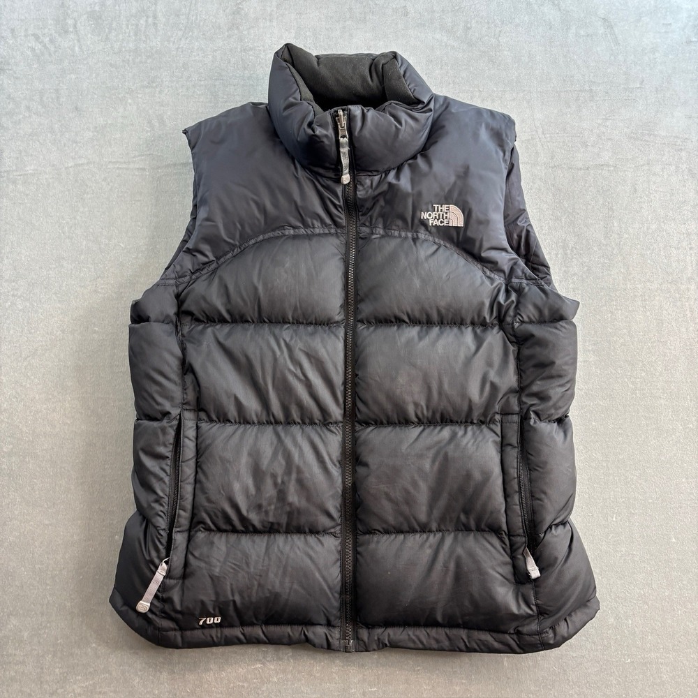 The North Face Mens Small Black 700 Goose Down Puffer Vest Winter Gorpcore
